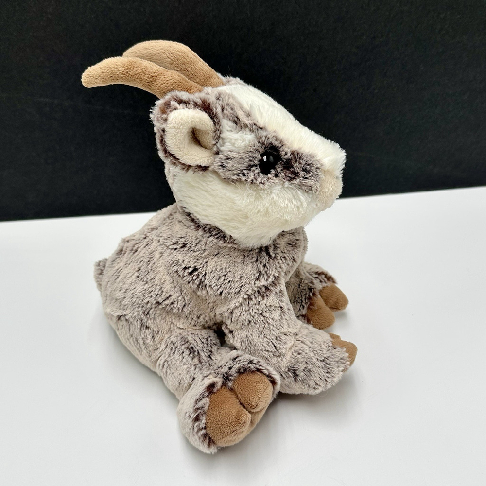DANI Creations Plush Antelope Mountain Goat Chamois 9” Stuffed Plush Toy - Picture 2 of 9